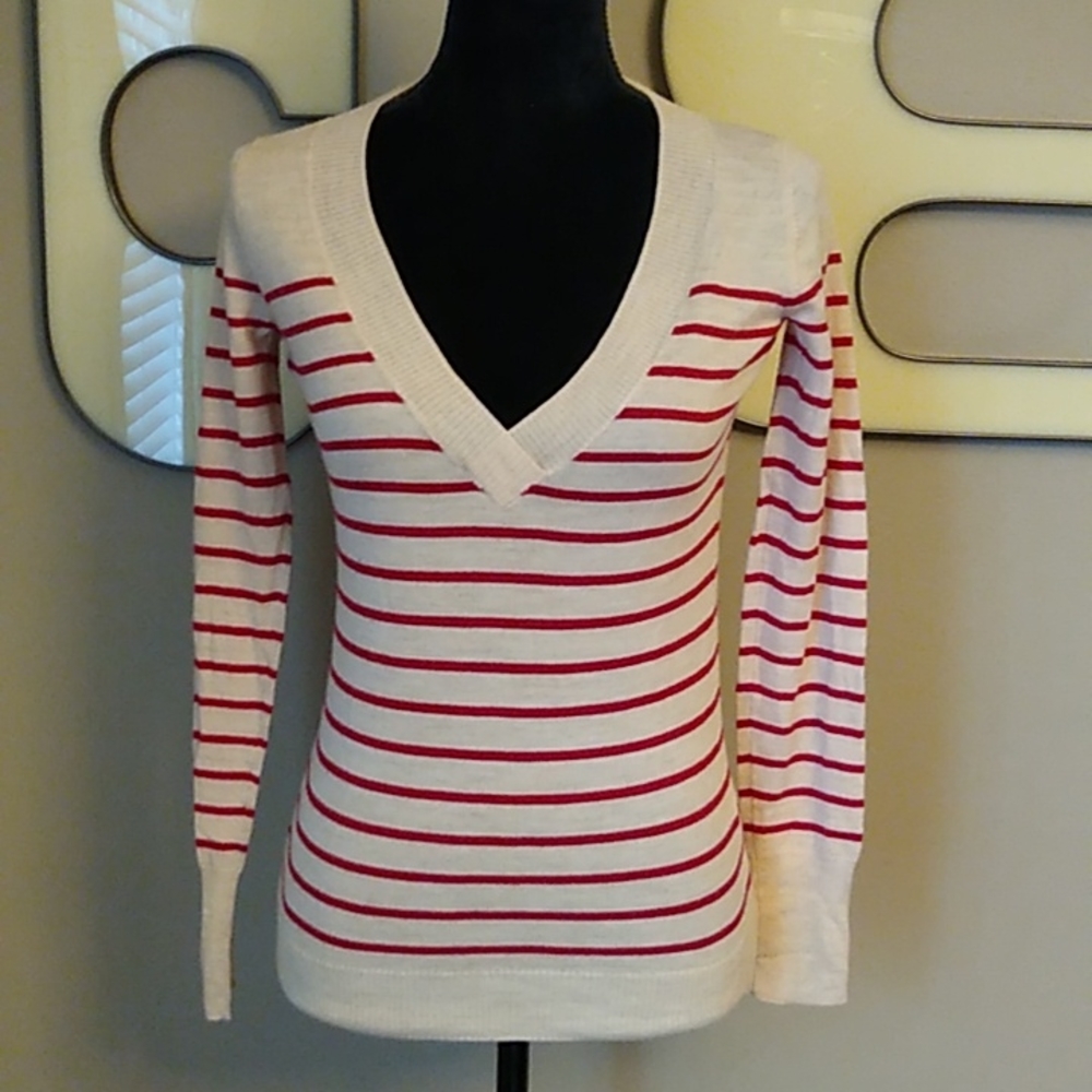 Club Monaco Lightweight Striped Sweater